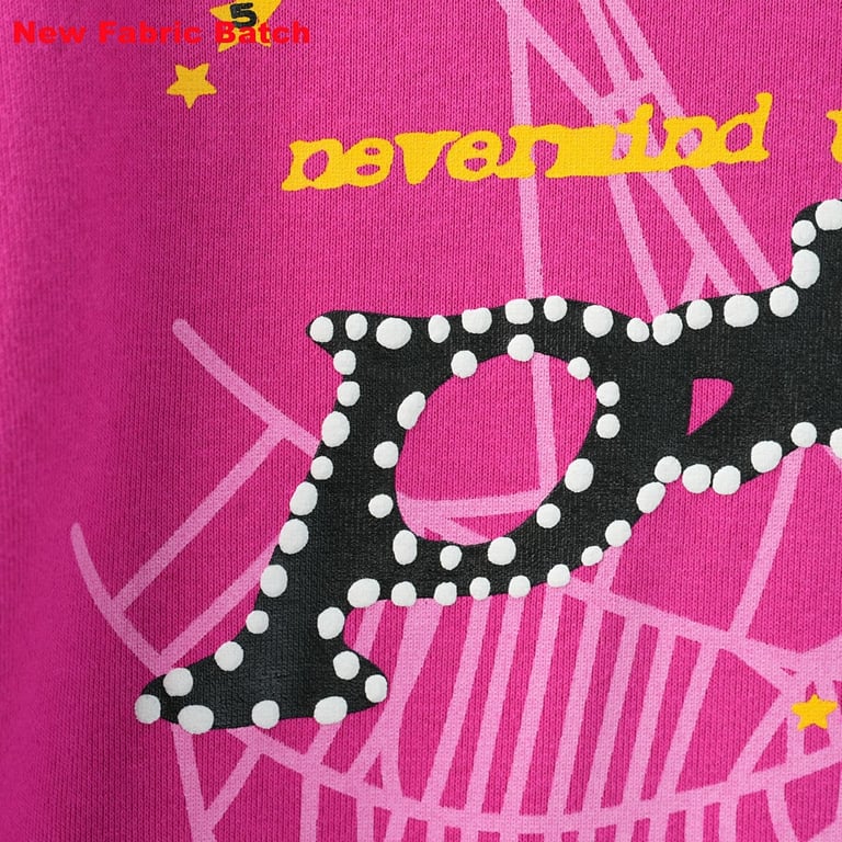 Sp5der P*NK Hoodie Pink - 72