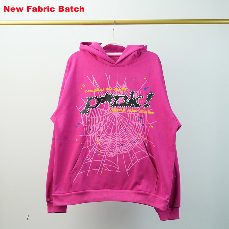 Sp5der P*NK Hoodie Pink - 80