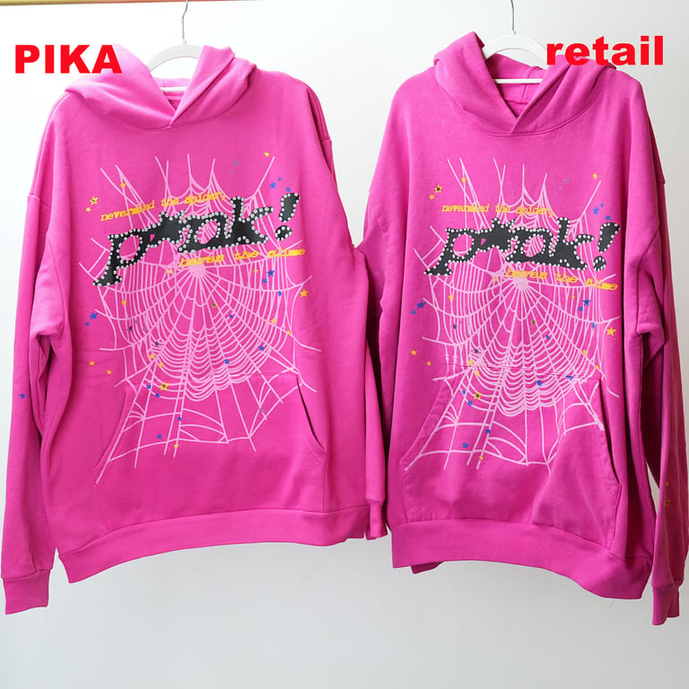 Sp5der P*NK Hoodie Pink - 89