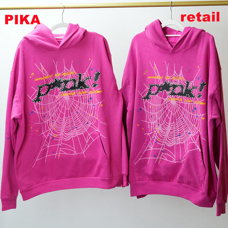 Sp5der P*NK Hoodie Pink - 90