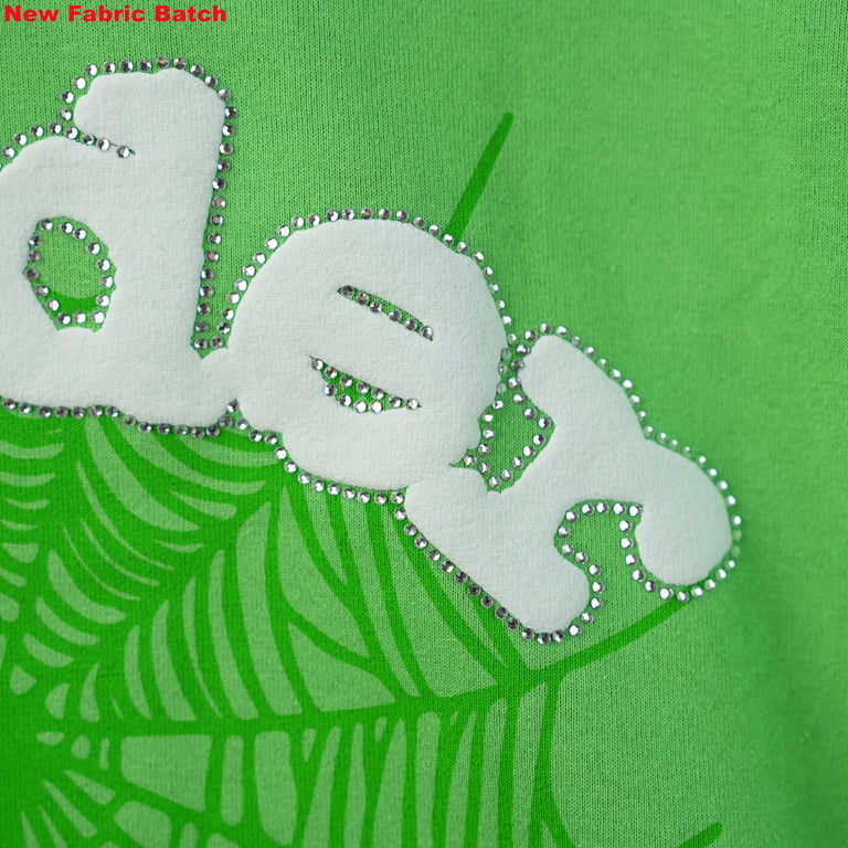 Sp5der Web Hoodie Slime Green - 14