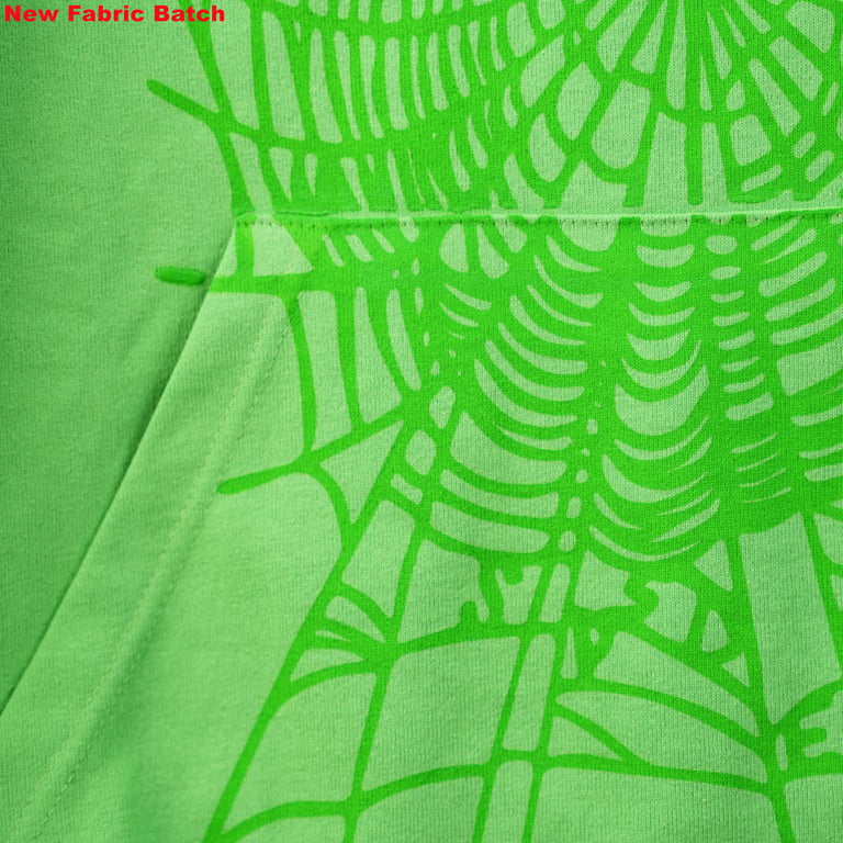 Sp5der Web Hoodie Slime Green - 16