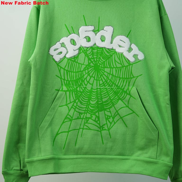 Sp5der Web Hoodie Slime Green - 21