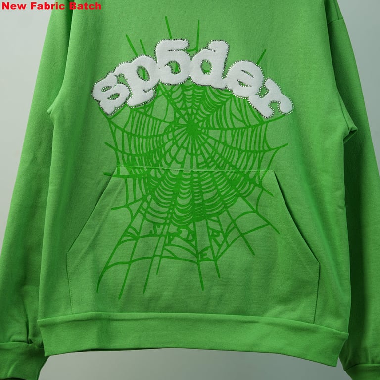 Sp5der Web Hoodie Slime Green - 22