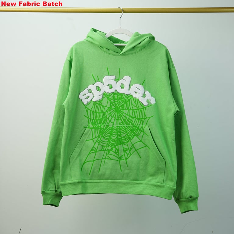 Sp5der Web Hoodie Slime Green - 24