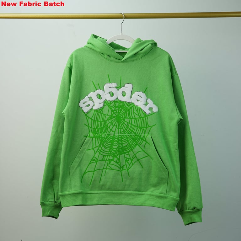 Sp5der Web Hoodie Slime Green - 25