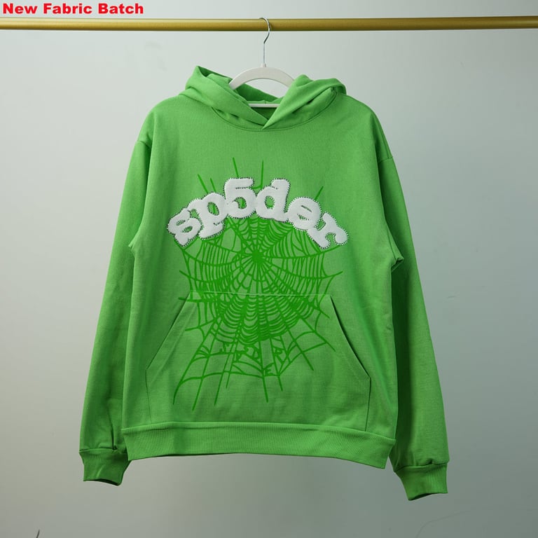 Sp5der Web Hoodie Slime Green - 27