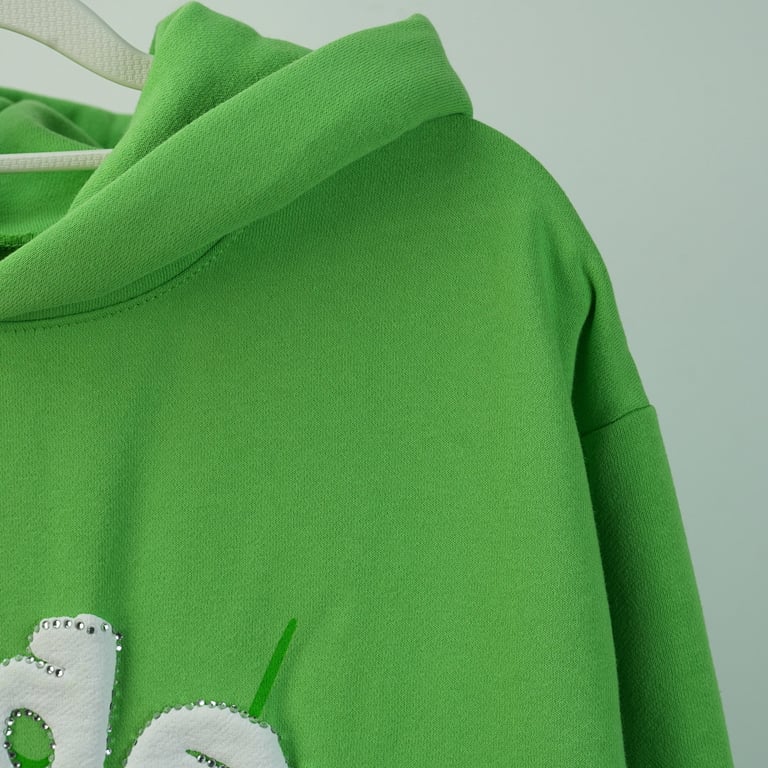 Sp5der Web Hoodie Slime Green - 31