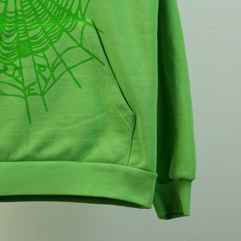 Sp5der Web Hoodie Slime Green - 38