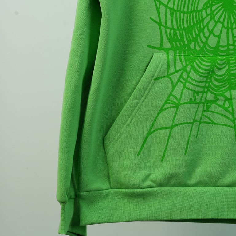 Sp5der Web Hoodie Slime Green - 39