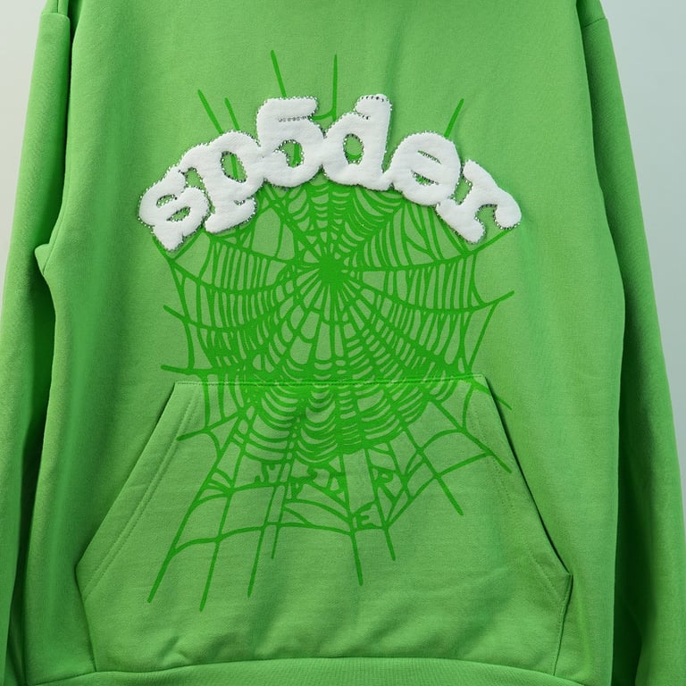 Sp5der Web Hoodie Slime Green - 40