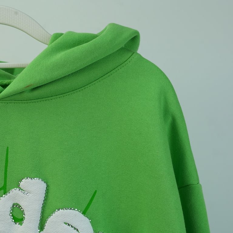 Sp5der Web Hoodie Slime Green - 46