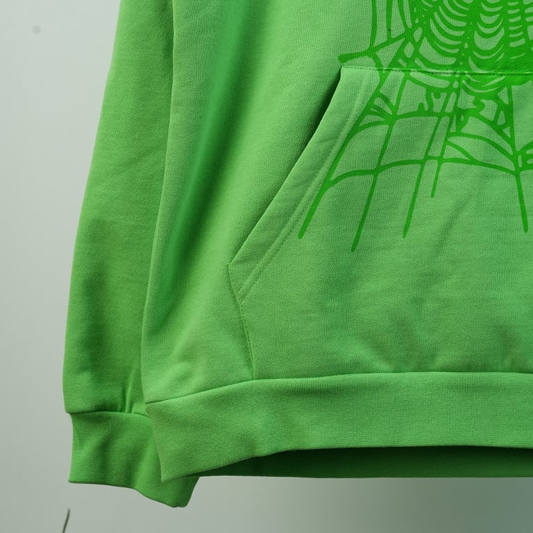 Sp5der Web Hoodie Slime Green - 52