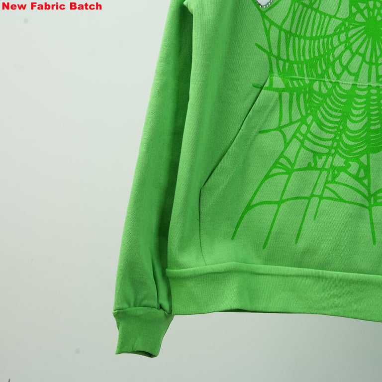 Sp5der Web Hoodie Slime Green - 7