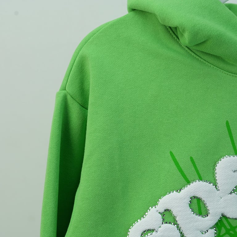 Sp5der Web Hoodie Slime Green - 64