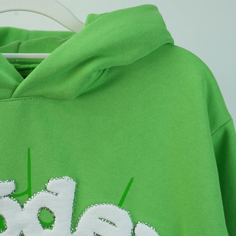 Sp5der Web Hoodie Slime Green - 65