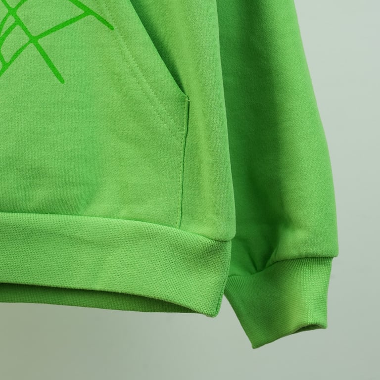 Sp5der Web Hoodie Slime Green - 68