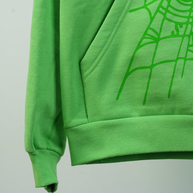 Sp5der Web Hoodie Slime Green - 70