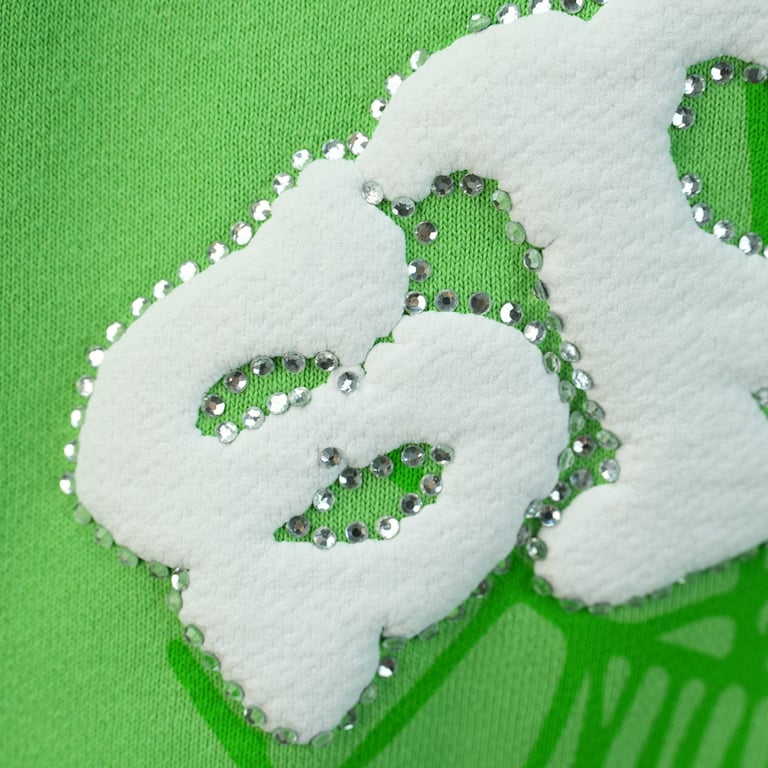 Sp5der Web Hoodie Slime Green - 71