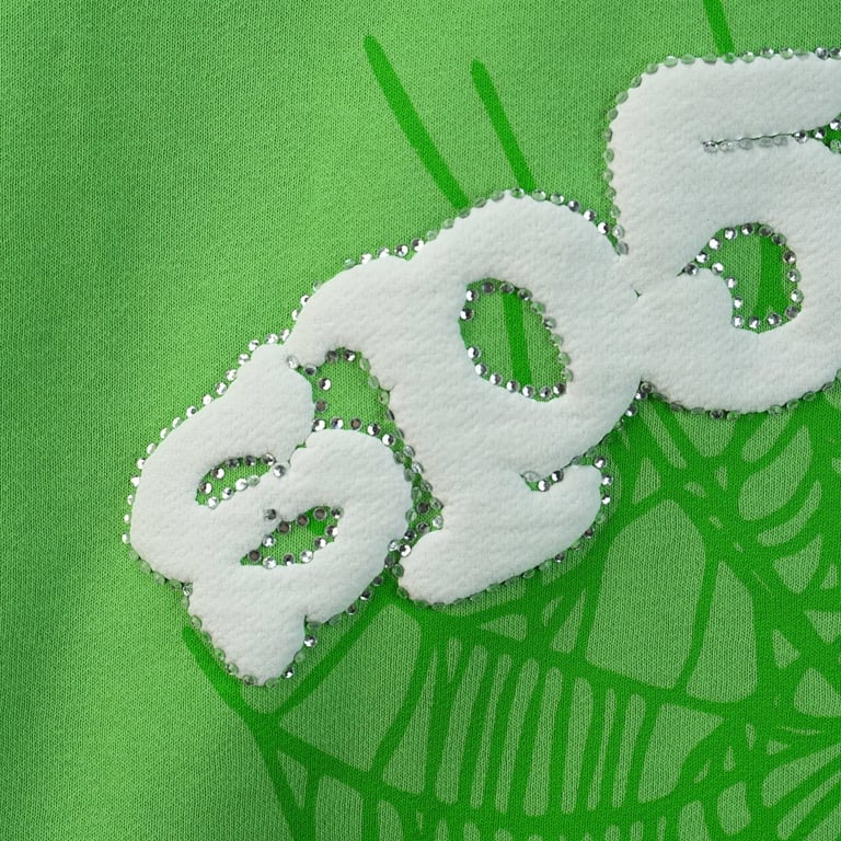 Sp5der Web Hoodie Slime Green - 74