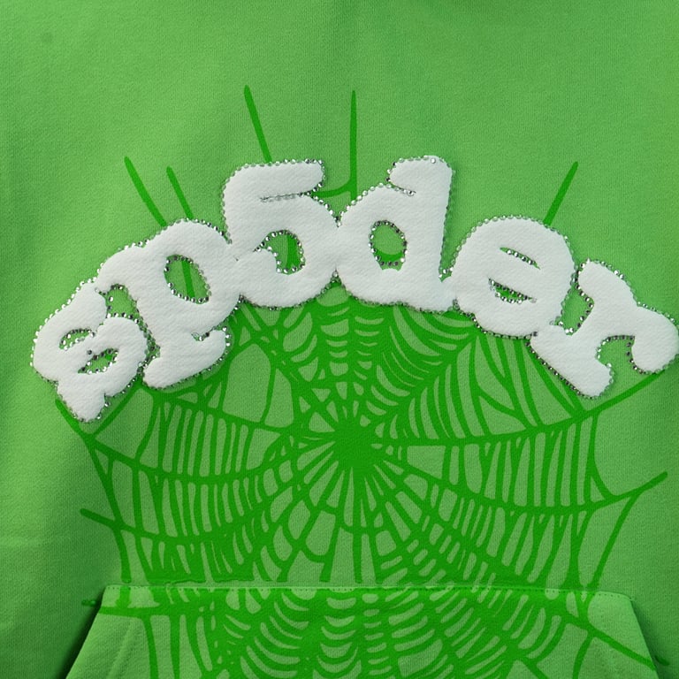 Sp5der Web Hoodie Slime Green - 75