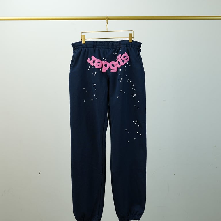 Sp5der Atlanta Sweatpants Navy - 18