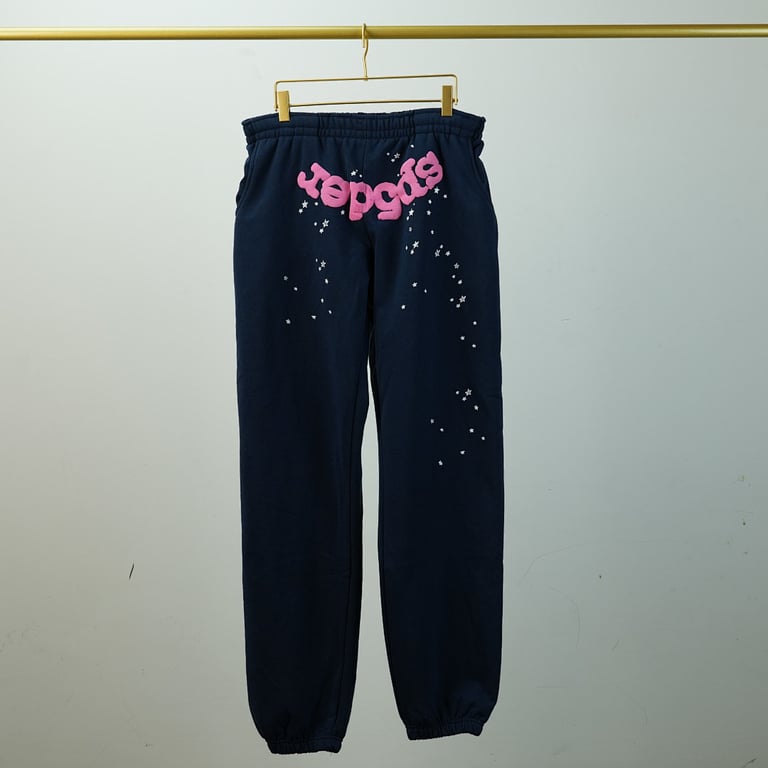 Sp5der Atlanta Sweatpants Navy - 19