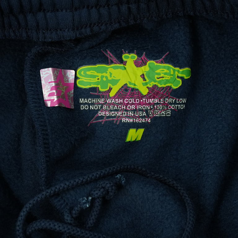 Sp5der Atlanta Sweatpants Navy - 3