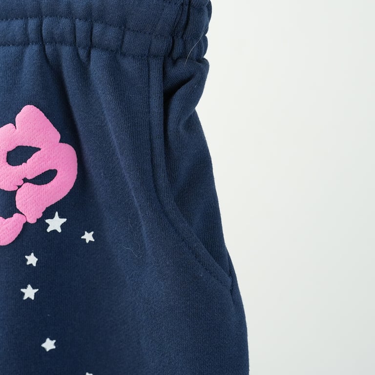 Sp5der Atlanta Sweatpants Navy - 9