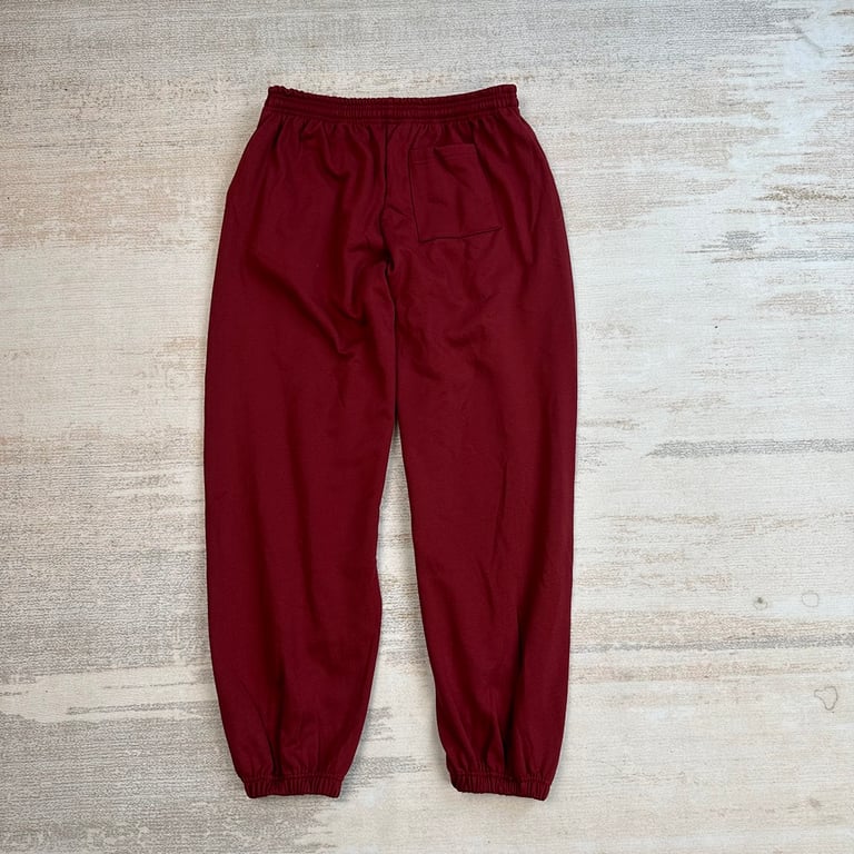 Sp5der Logo Sweatpant Maroon - 7
