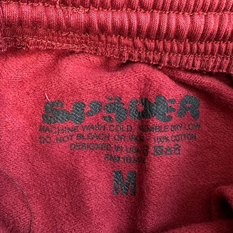 Sp5der Logo Sweatpant Maroon - 15