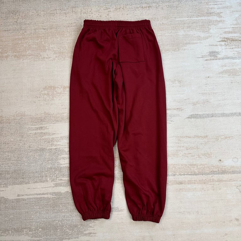Sp5der Logo Sweatpant Maroon - 19