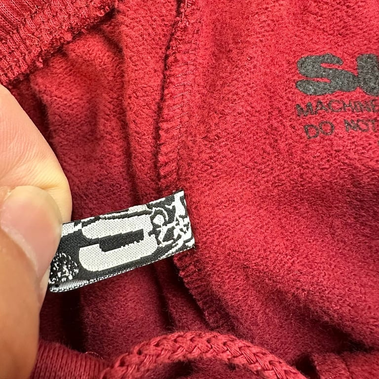 Sp5der Logo Sweatpant Maroon - 21
