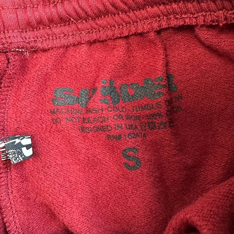 Sp5der Logo Sweatpant Maroon - 22