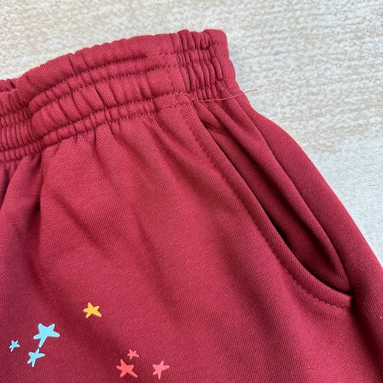 Sp5der Logo Sweatpant Maroon - 23