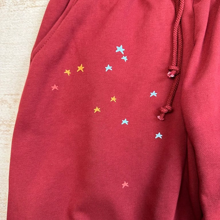 Sp5der Logo Sweatpant Maroon - 24