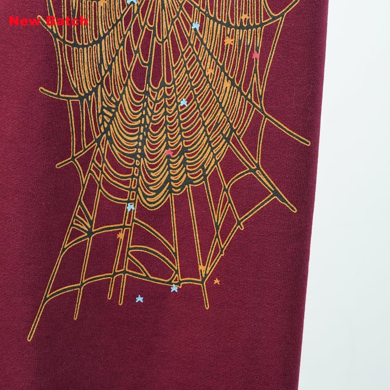 Sp5der Logo Sweatpant Maroon - 32