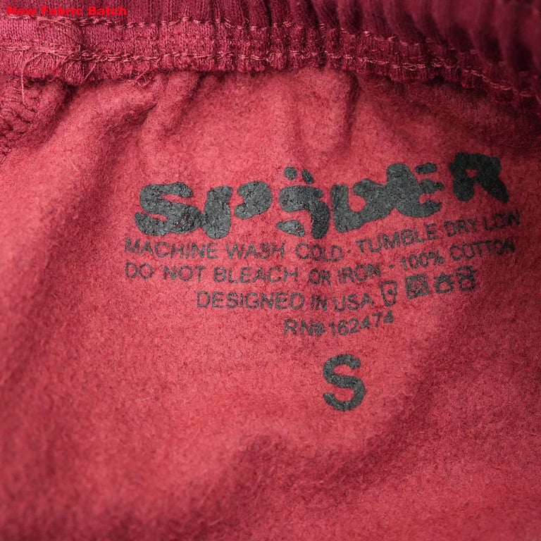 Sp5der Logo Sweatpant Maroon - 44