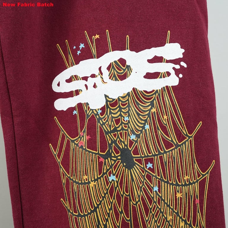 Sp5der Logo Sweatpant Maroon - 53