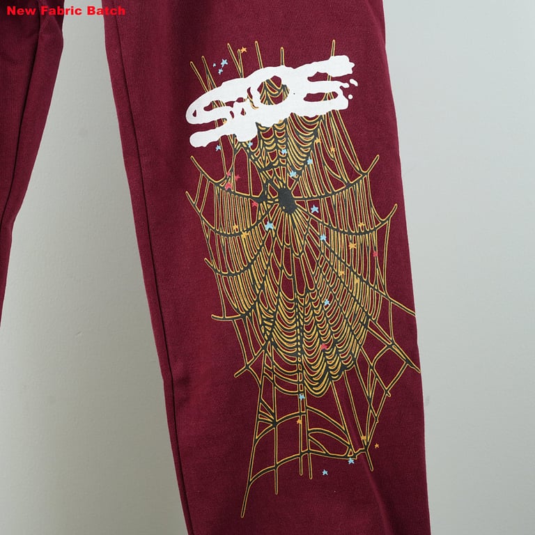 Sp5der Logo Sweatpant Maroon - 55