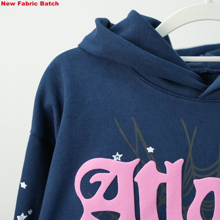 Sp5der Atlanta Hoodie Navy - 10