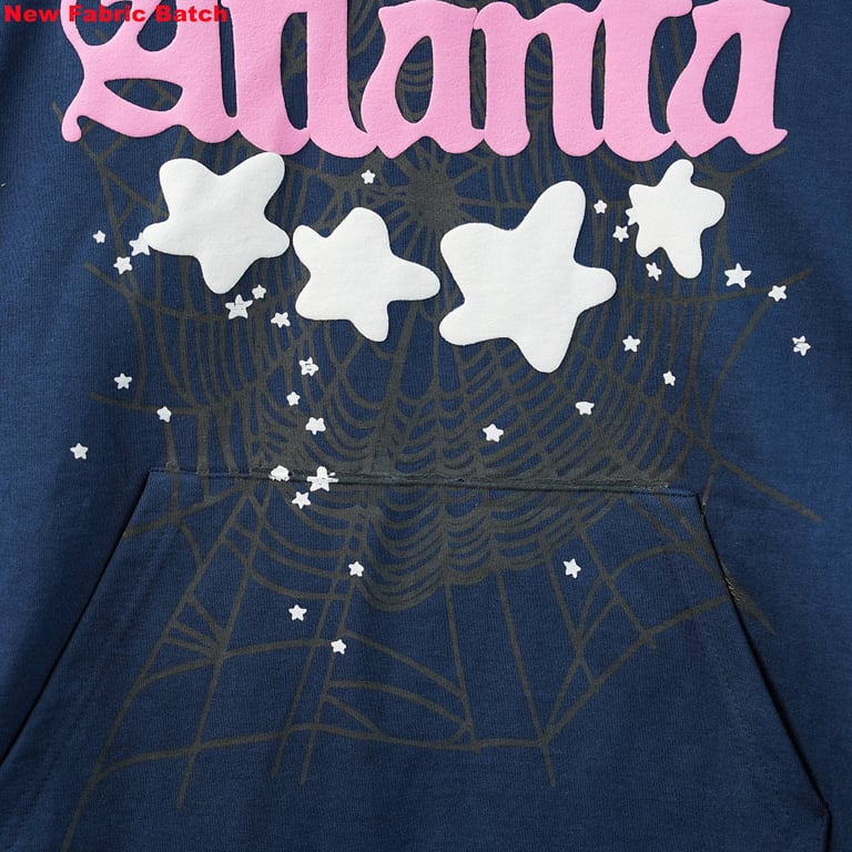 Sp5der Atlanta Hoodie Navy - 12