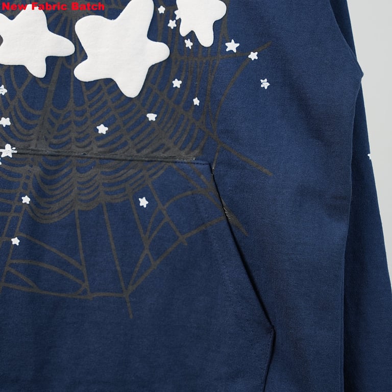 Sp5der Atlanta Hoodie Navy - 14