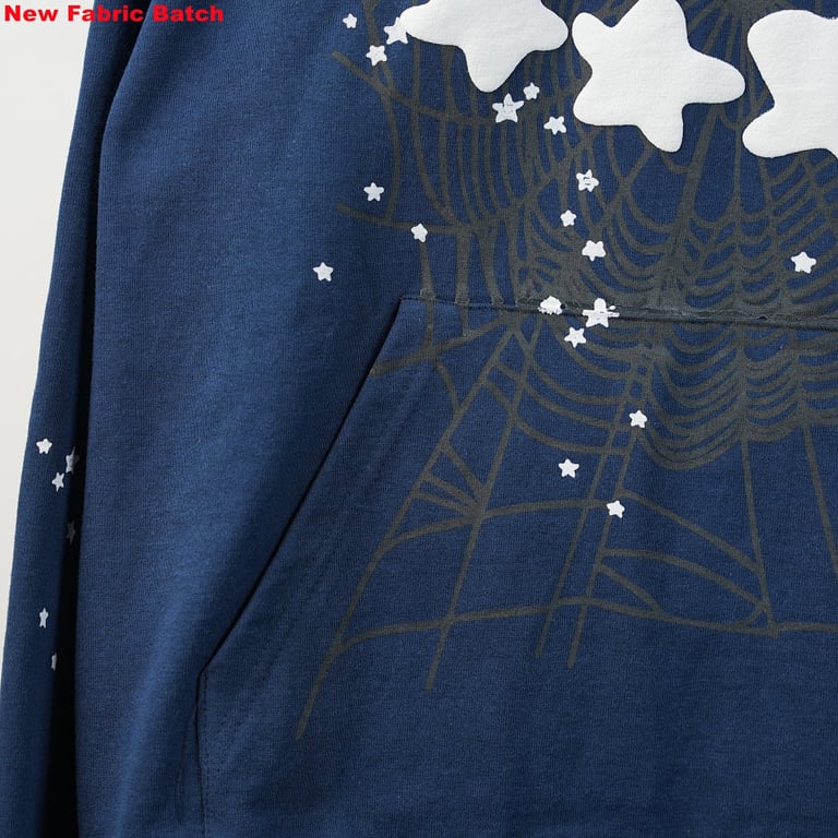 Sp5der Atlanta Hoodie Navy - 15