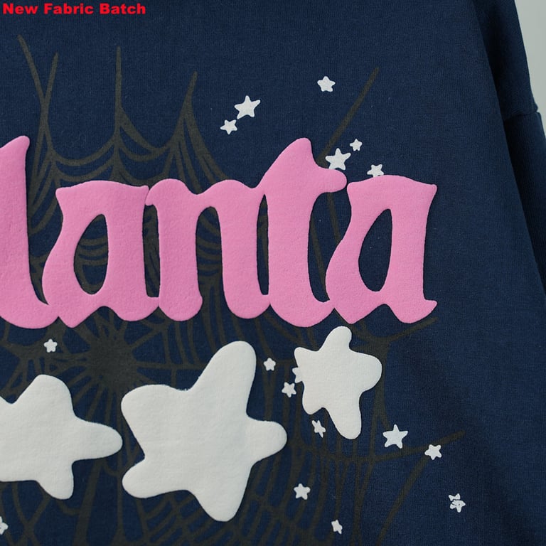 Sp5der Atlanta Hoodie Navy - 16