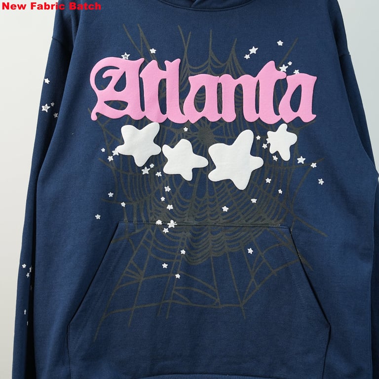 Sp5der Atlanta Hoodie Navy - 18