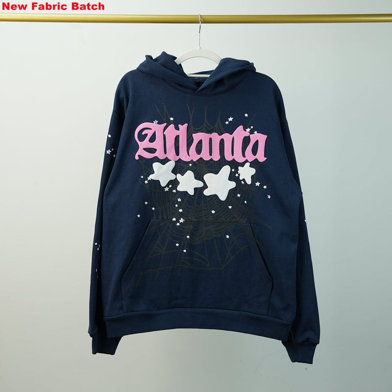 Sp5der Atlanta Hoodie Navy - 20