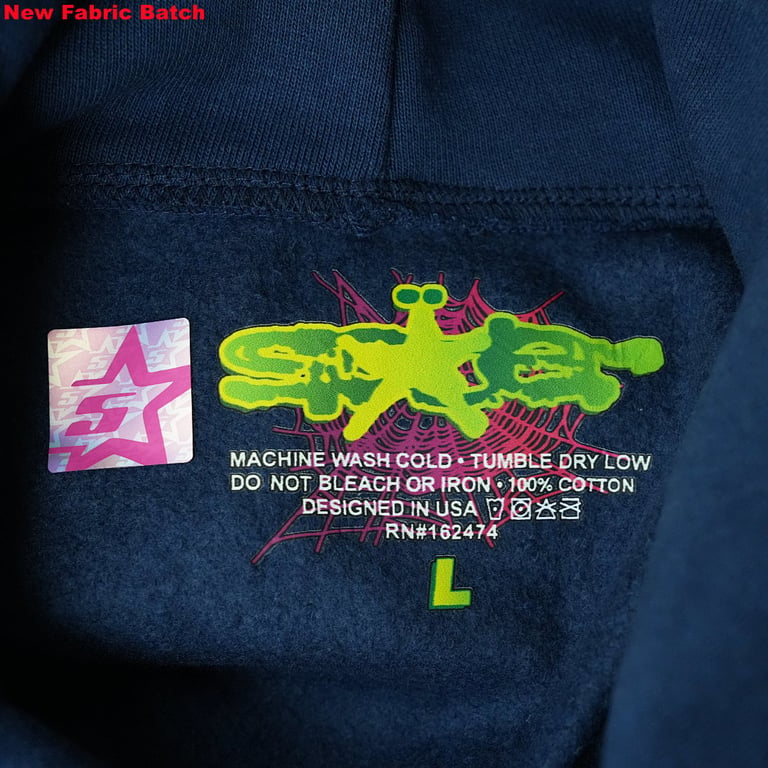 Sp5der Atlanta Hoodie Navy - 22