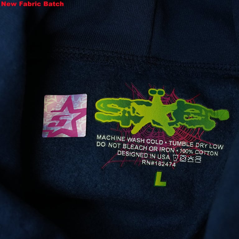 Sp5der Atlanta Hoodie Navy - 23