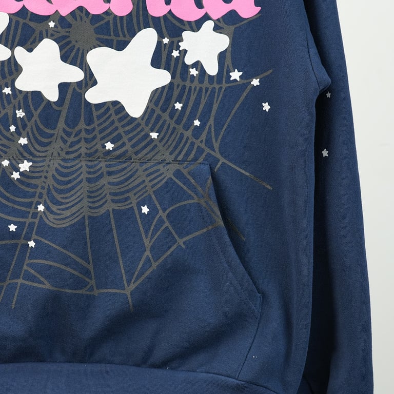 Sp5der Atlanta Hoodie Navy - 31